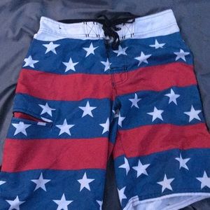American Flag Shorts